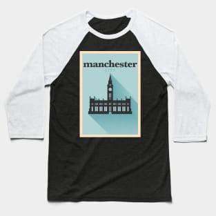 Manchester Poster Design Baseball T-Shirt